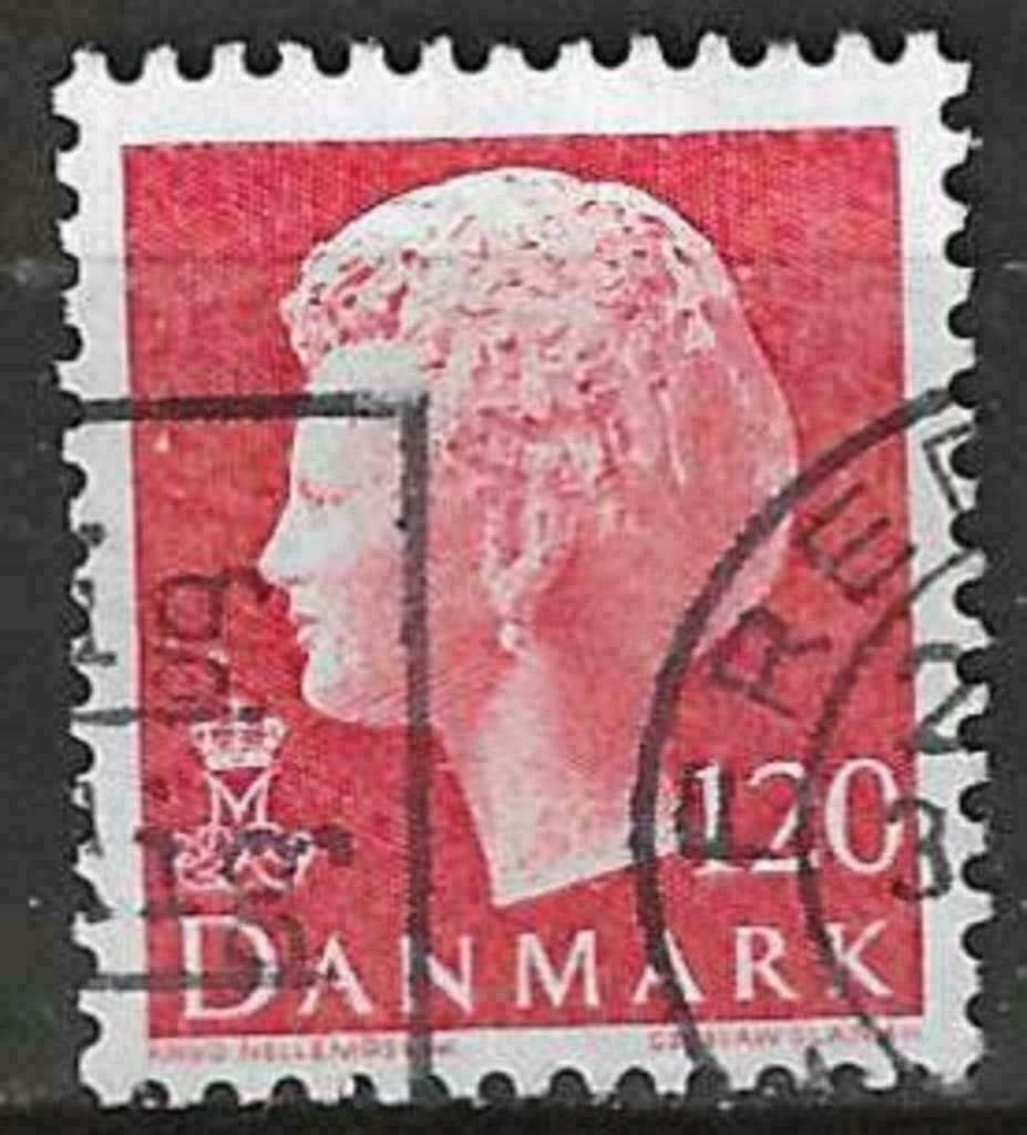 Danemark 1977 - Yvert 651 - Reine Margrethe II (ST), Timbres & Monnaies, Timbres | Europe | Scandinavie, Envoi, Danemark, Affranchi