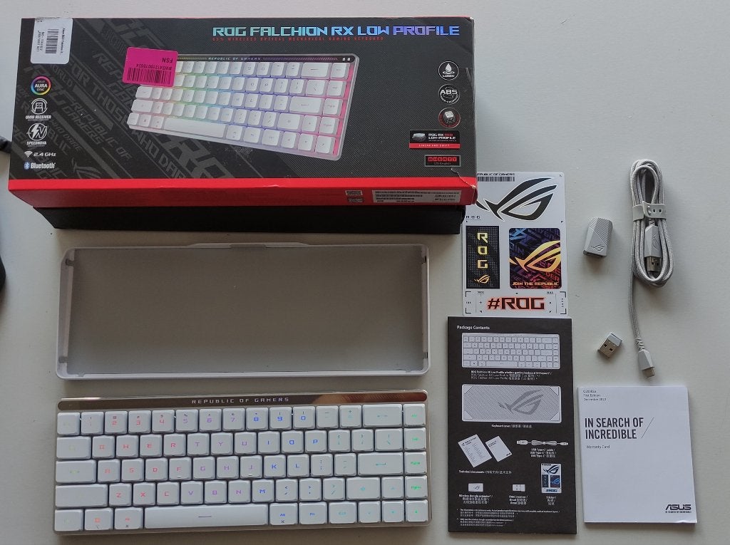 Clavier Asus Rog Falchion RX, Informatique & Logiciels, Claviers, Multi-appareil, Enlèvement, Utilisé, Qwerty
