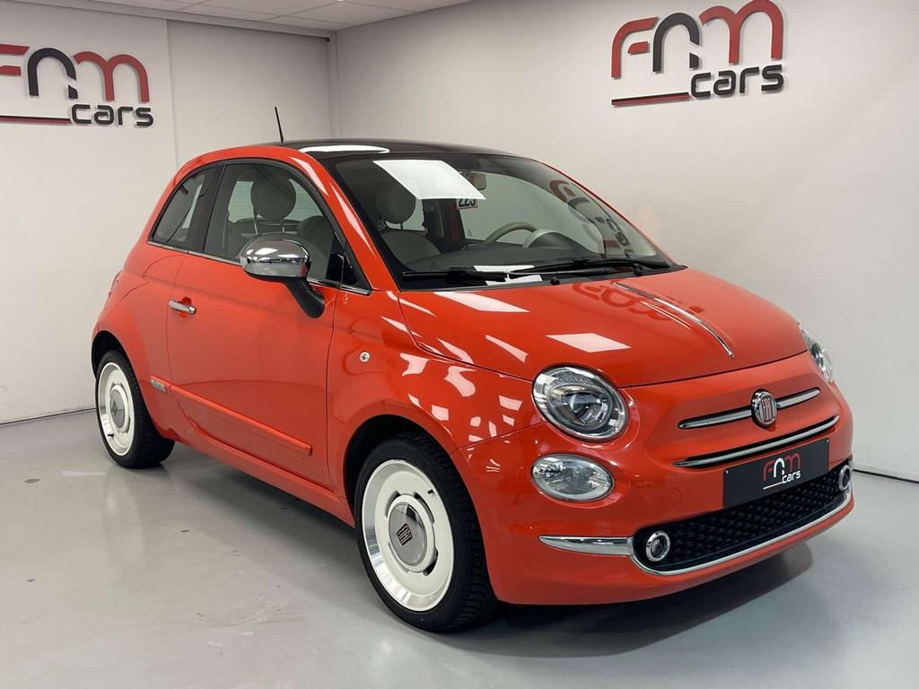 Fiat 500 1.2i Anniversario bwj2018 Carplay Led Garantie, Auto's, Gebruikt, Parkeersensor, 115 g/km, Bedrijf