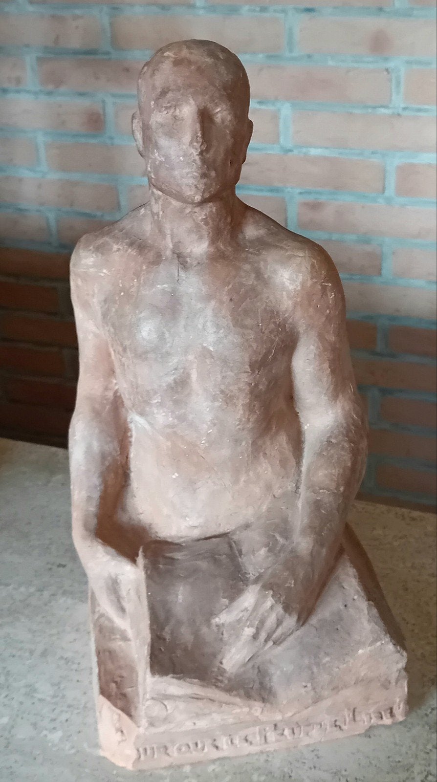 Sculpture en terre cuite, Enlèvement ou Envoi, Matériau naturel