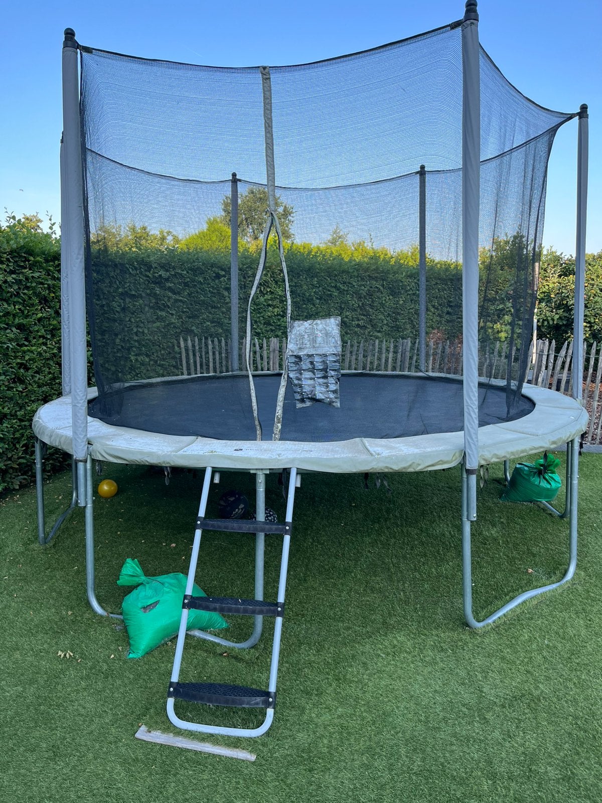 Trampoline 365cm domyos, Ophalen, Gebruikt