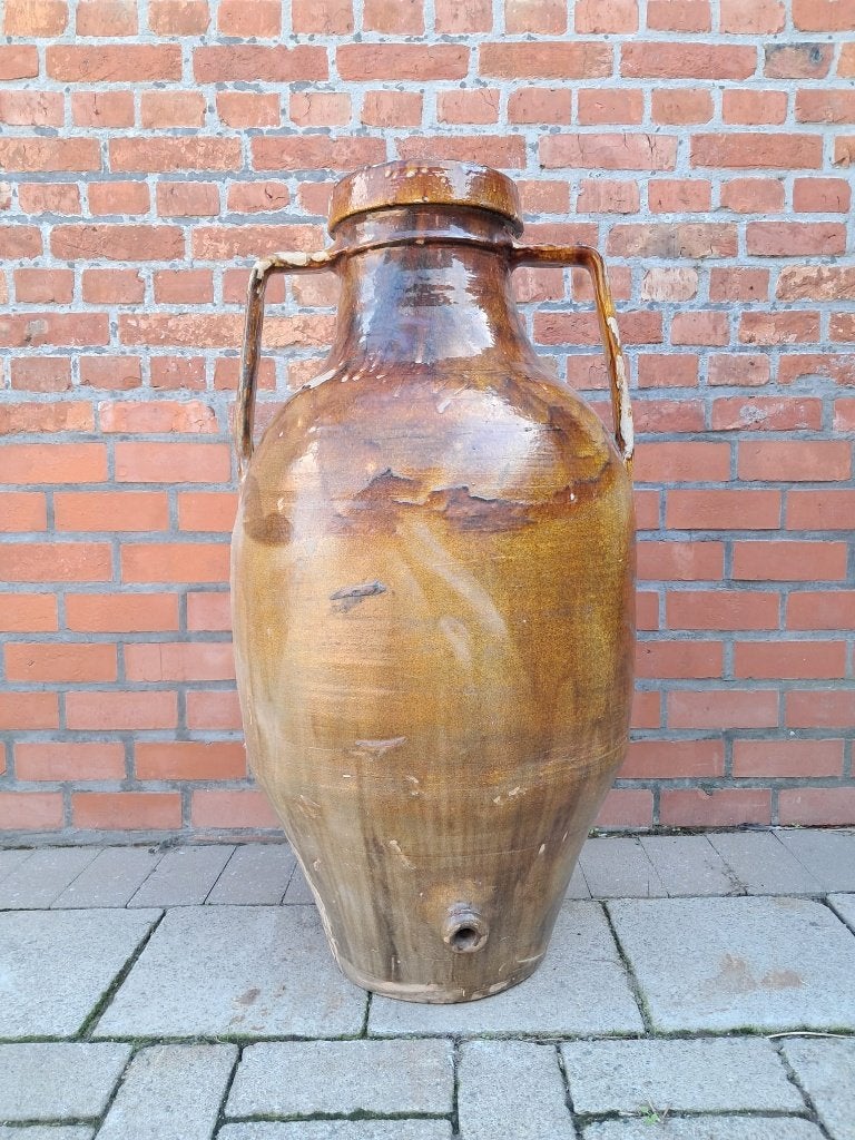Ancien Capasone, cruche à olives italienne, 97 cm h, Antiquités & Art, Enlèvement
