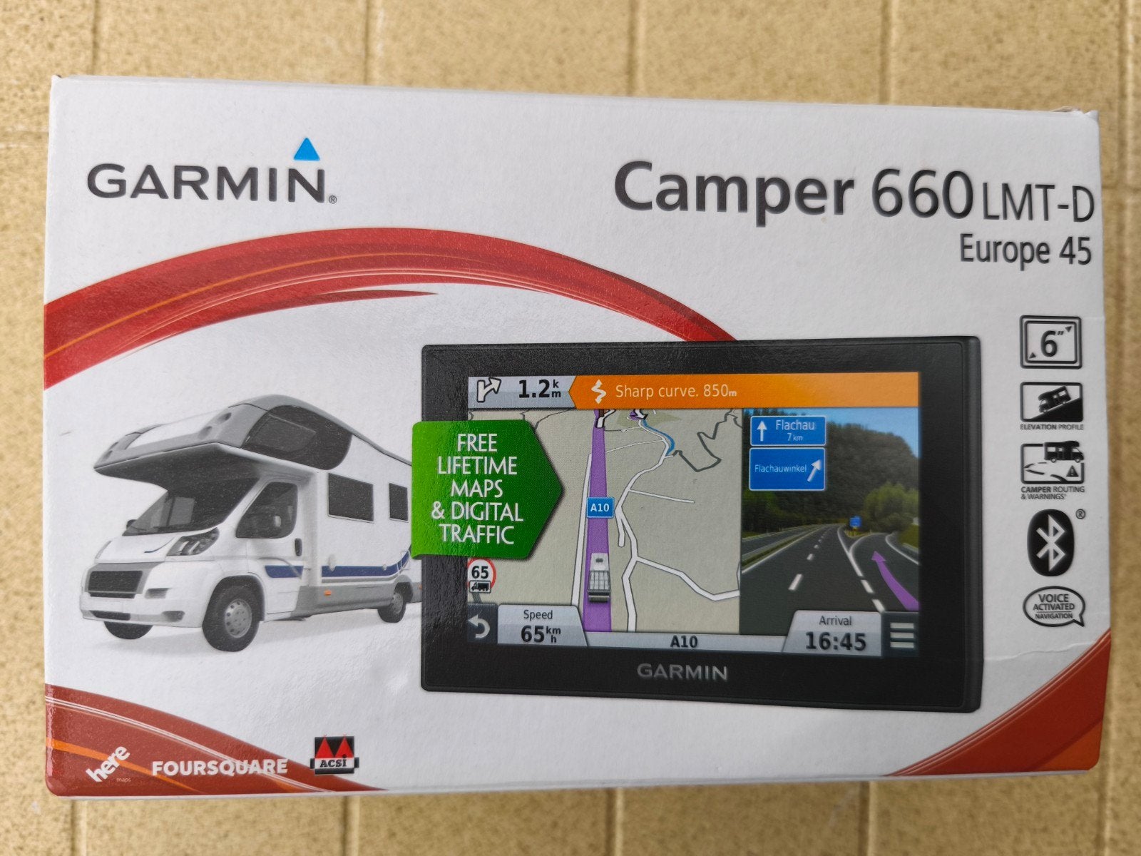 Garmin camper 660LMT-D Europe 45, Enlèvement