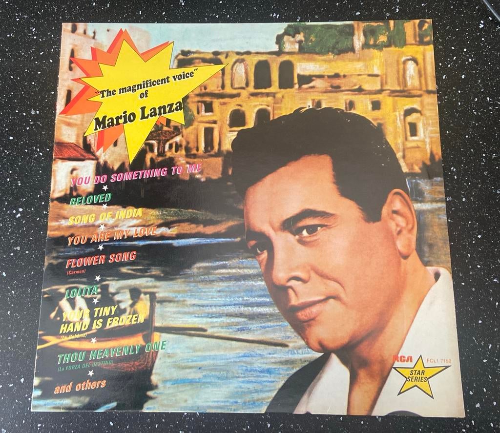 The magnificent voice of mario lanza LP, Ophalen of Verzenden, Zo goed als nieuw