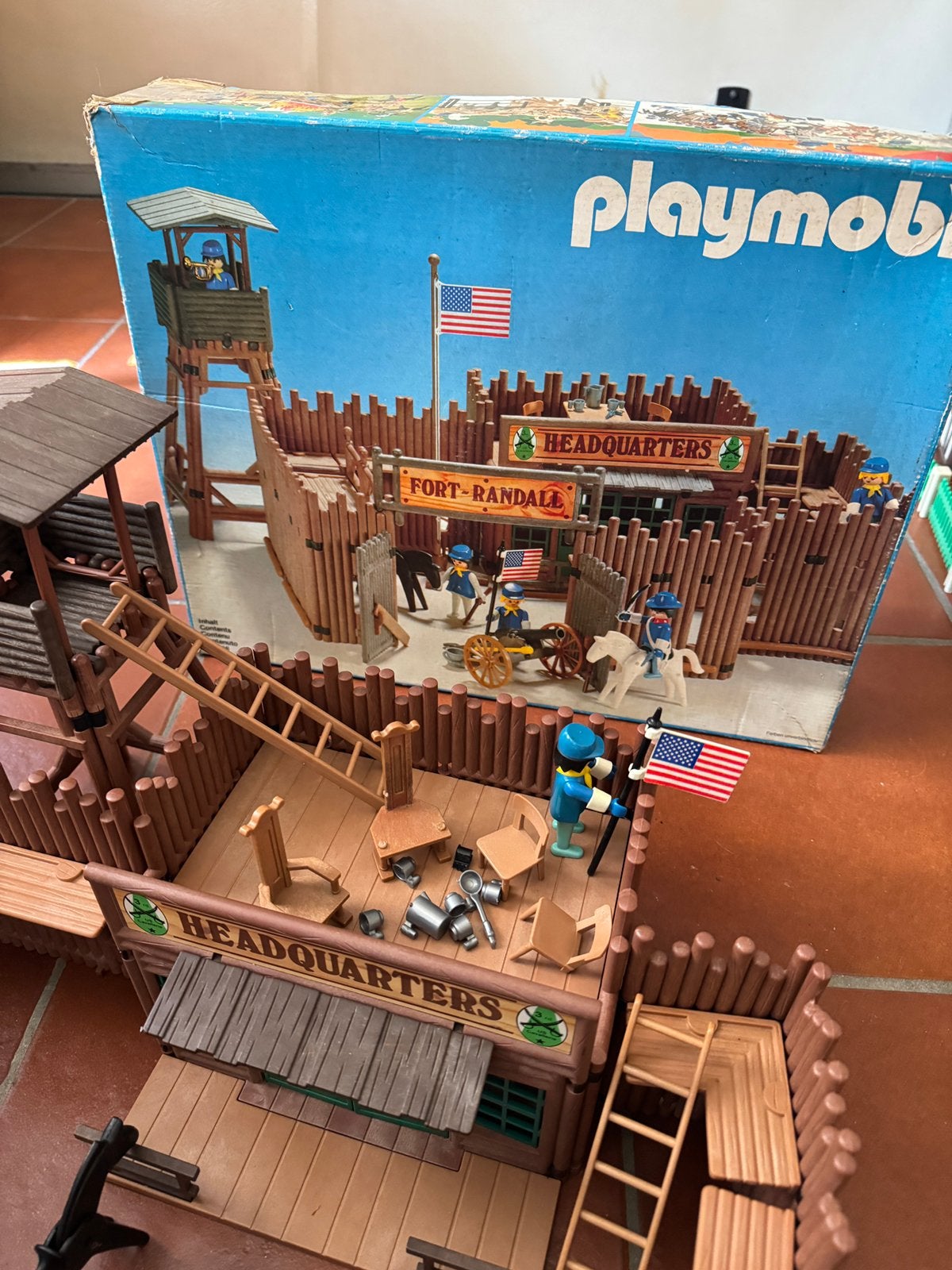 Playmobil 3419 Fort Randall (Jaren '80 Western) – Met Doos, Kinderen en Baby's, Speelgoed | Playmobil, Gebruikt, Complete set