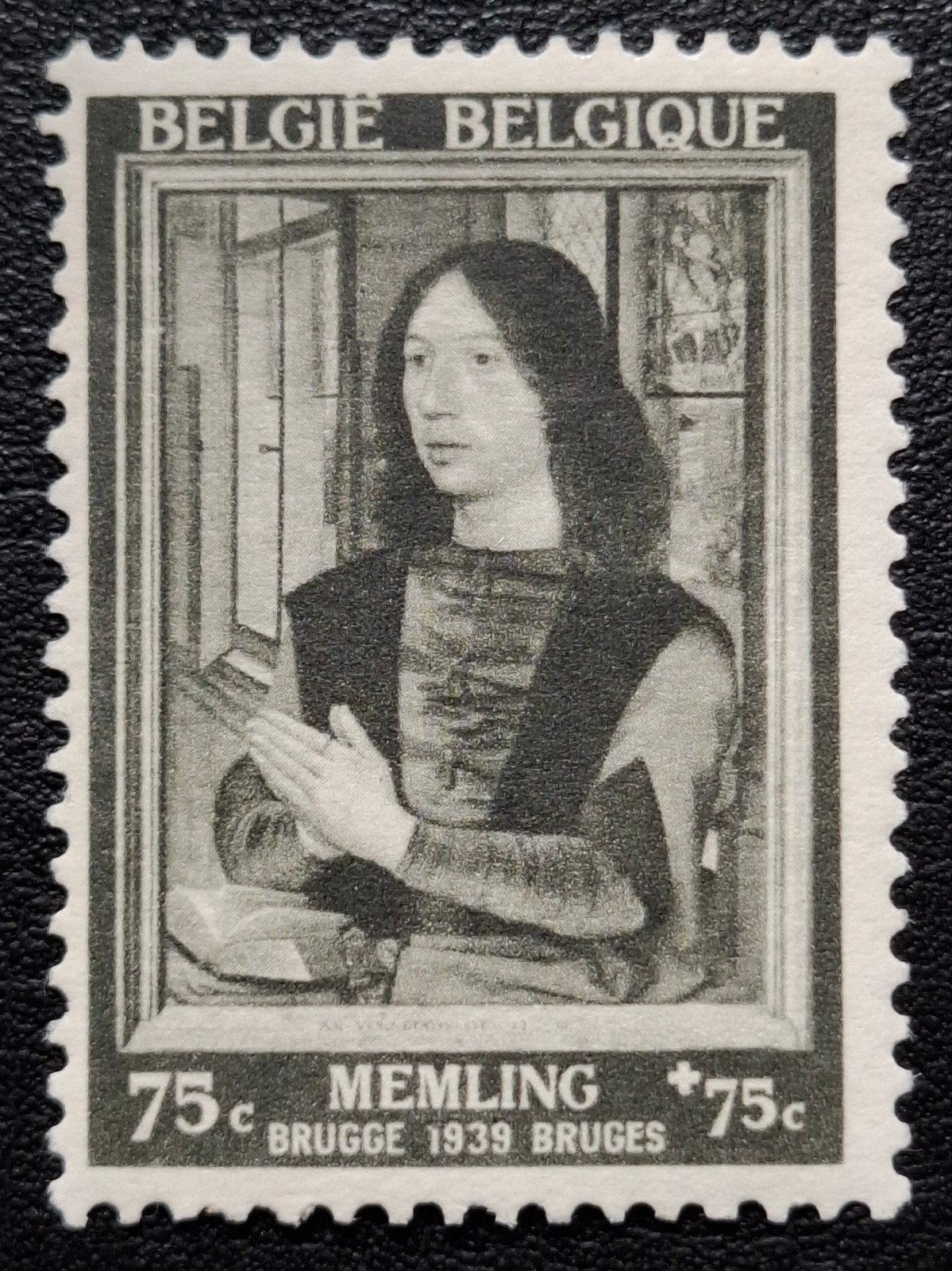 België: OBP 512 ** Hans Memling 1939., Orginele gom, Kunst, Ophalen of Verzenden, Zonder stempel