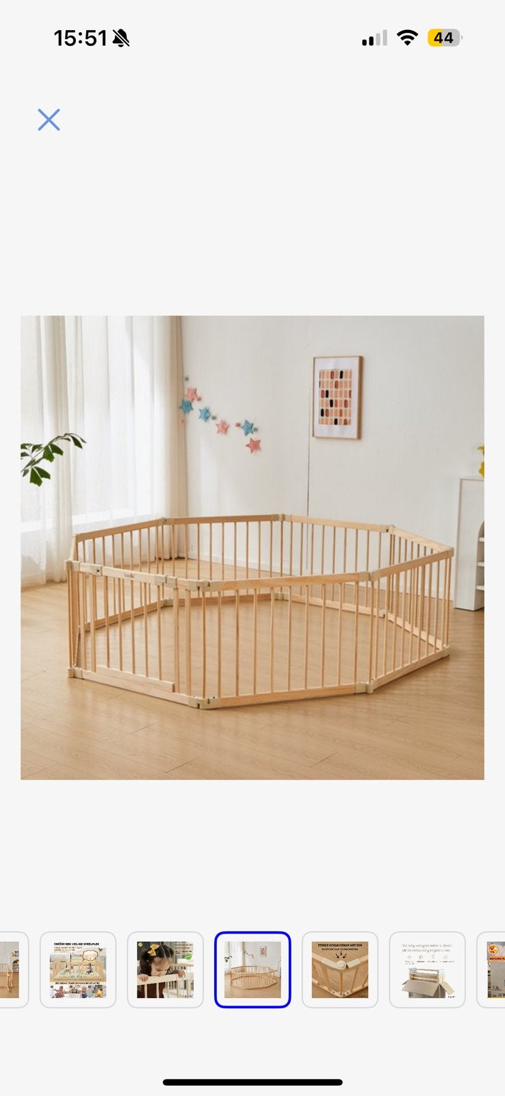 Xxl Baby / peuter grondpark te koop, Kinderen en Baby's, Ophalen, Zo goed als nieuw