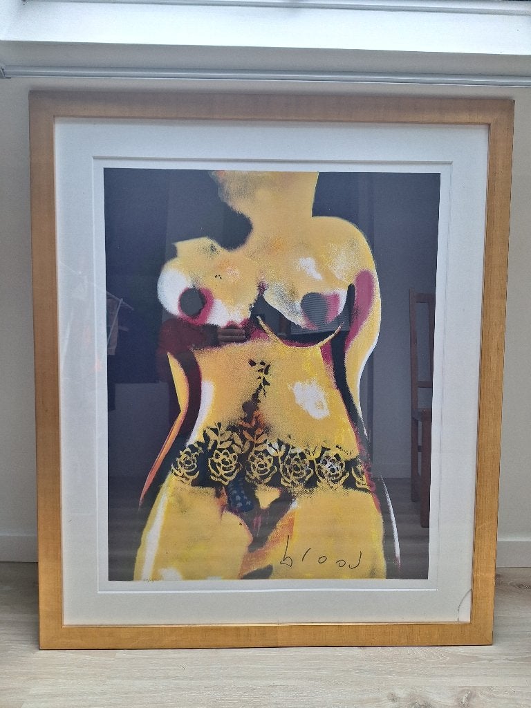 Herman Brood litho genummerd, Ophalen