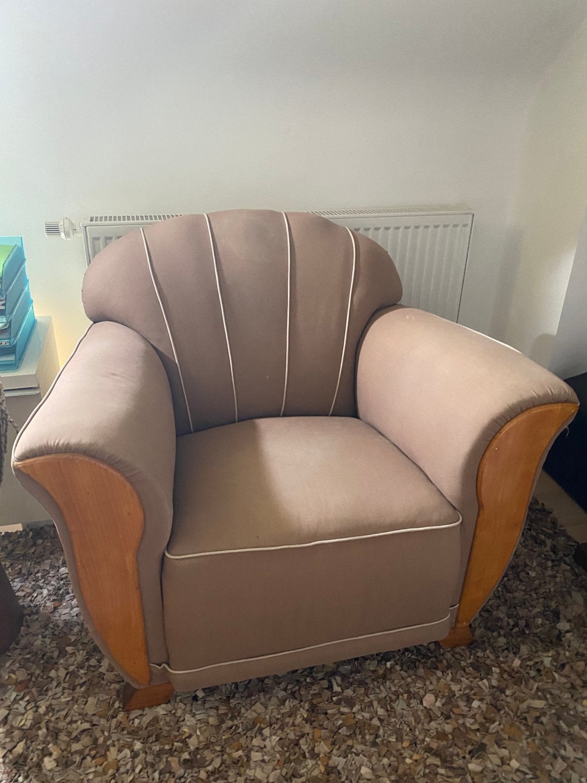 Fauteuil, Maison & Meubles, Canapés | Sofas & Chaises Longues, Utilisé, Bois, Enlèvement