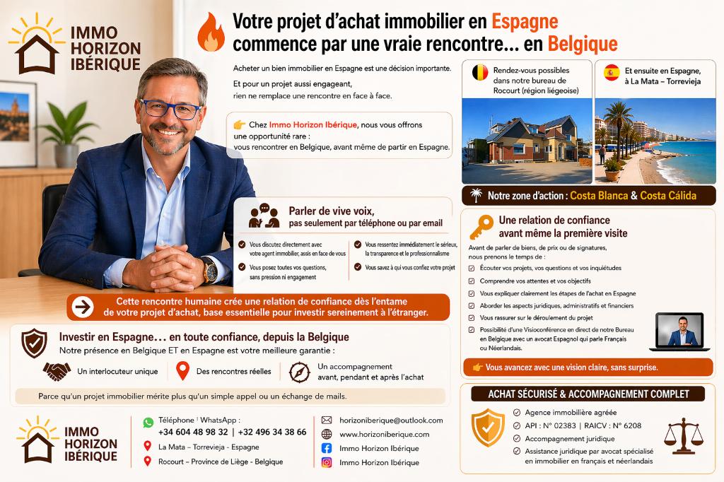 Wilt u een woning kopen in Spanje? Ontmoet ons in België!, Immo, Buitenland, Spanje