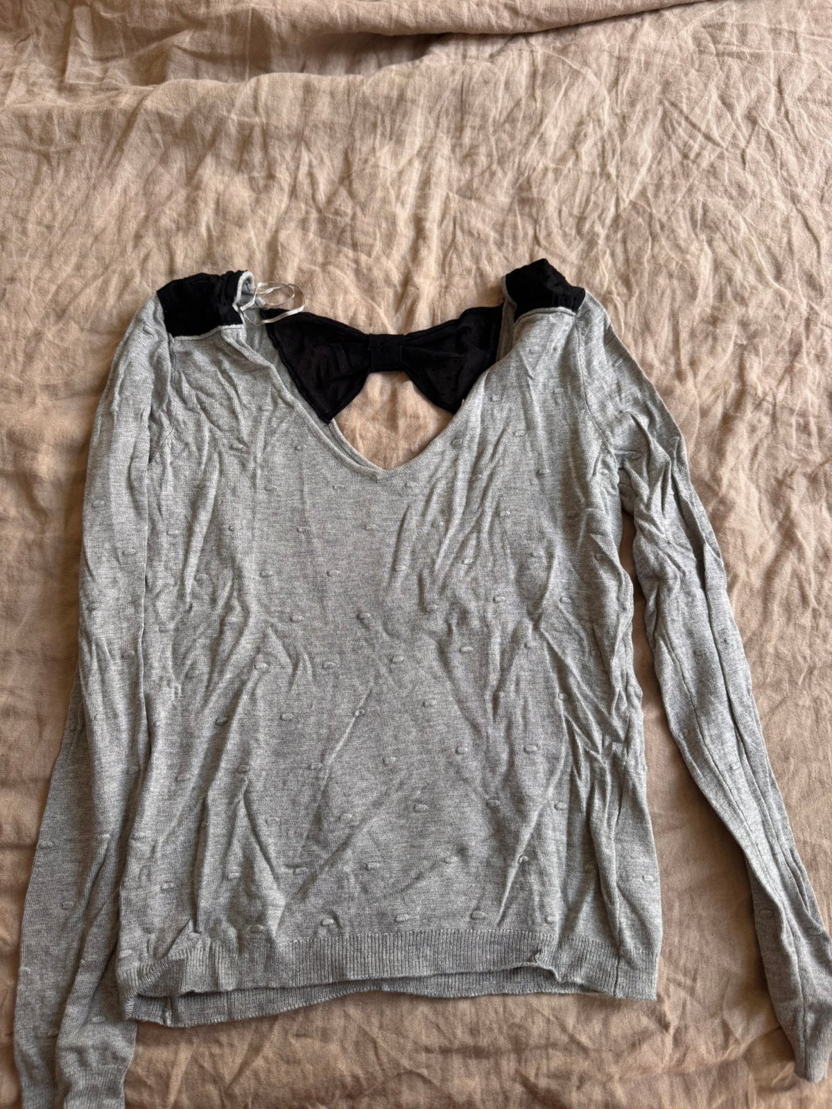 Haut manche longue nafnaf, Enlèvement, Comme neuf, Gris