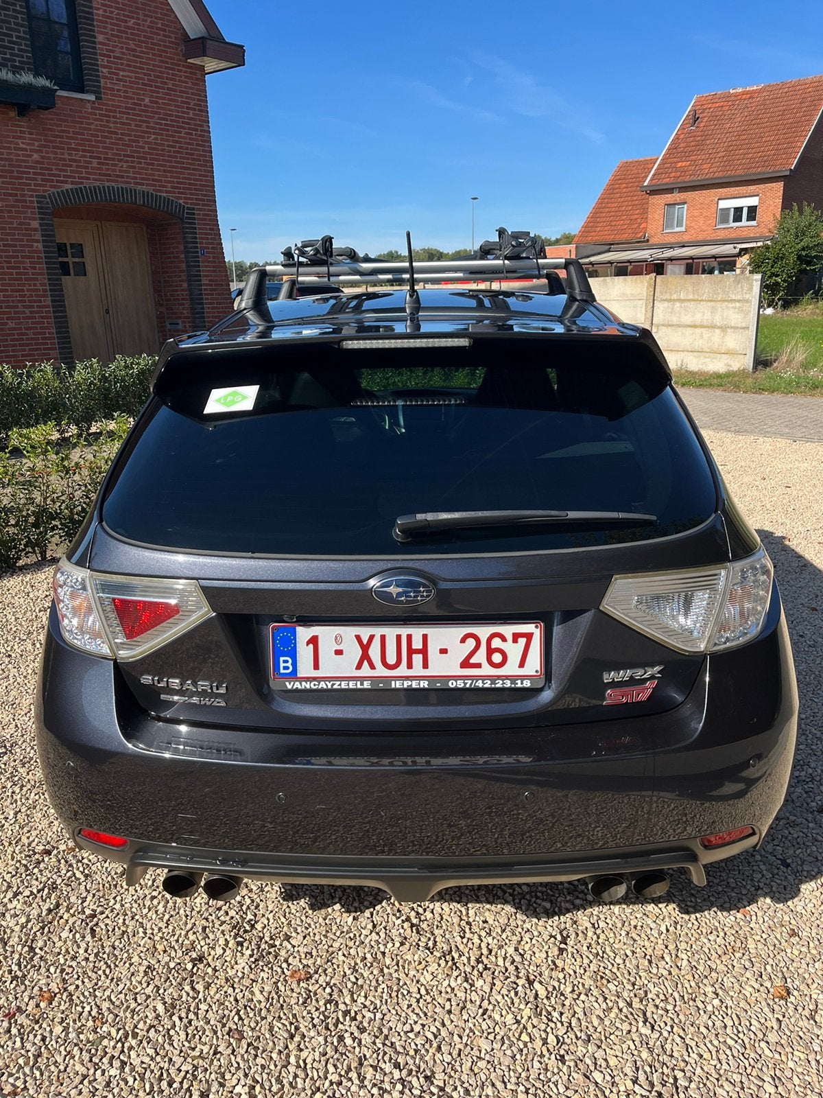 Subaru impreza 2012 wrx sti, Auto's, 2500 cc, Euro 5, Zwart, 4 cilinders