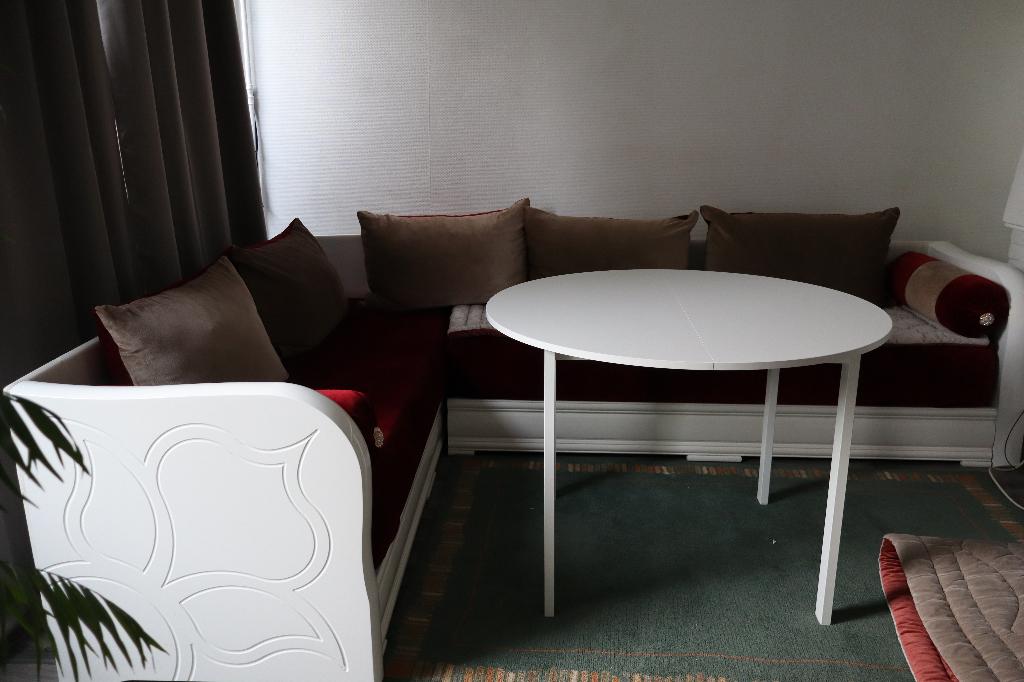 Salon marocain avec table, Maison & Meubles, Fauteuils, Utilisé, Enlèvement