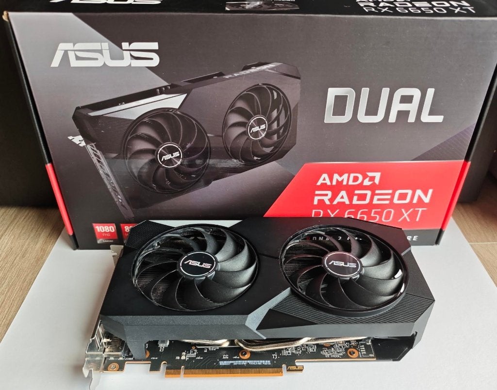 Asus Dual RX 6650 XT OC 8GB, Gebruikt, AMD, GDDR6, PCI-Express 4
