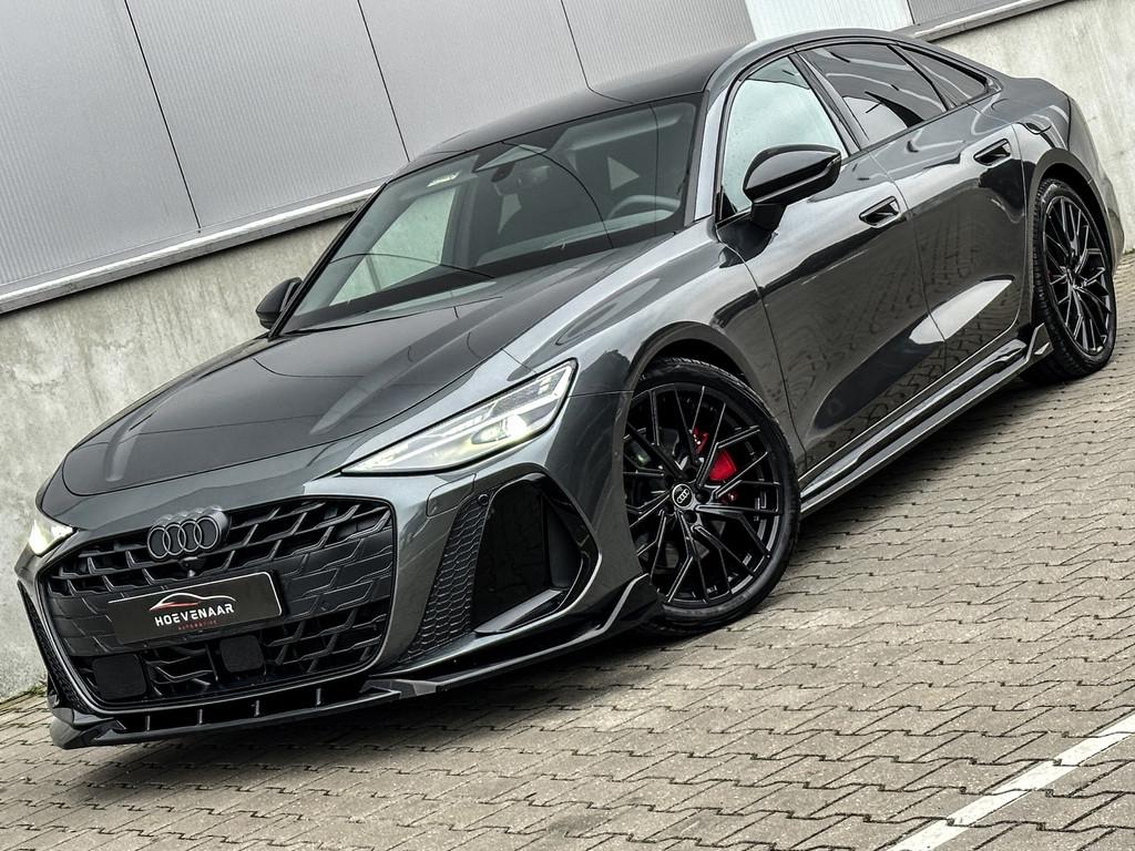 Audi A6 Limousine 2.0 e-hybrid 367Pk S line Competition Edit, Auto's, Automaat, Zwart, 4 cilinders, 1984 cc