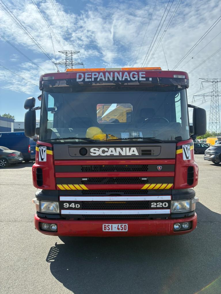 CUILLÈRE DEPANNAGEWAGEN SCANIA PLATEAU CRANE 1997, Autos, Achat, Diesel, Scania, Entreprise