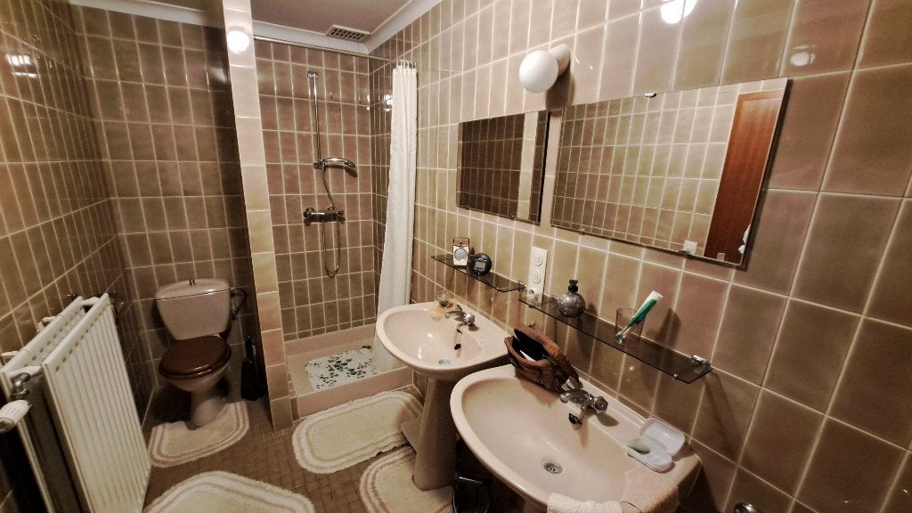 Salle de bain rétro vintage (Lavabos, WC, Baignoire, Douche), Maison & Meubles, Enlèvement, Utilisé, Avec baignoire
