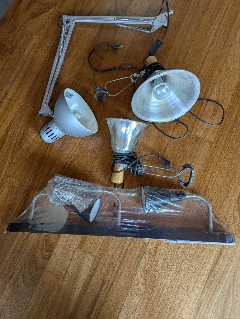 lampen, Ophalen, Bureaulamp, Gebruikt, Meerkleurig