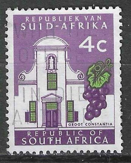 Zuid-Afrika 1964/1971 - Yvert 323G - Groot Constantia (ST), Postzegels en Munten, Postzegels | Afrika, Verzenden, Zuid-Afrika