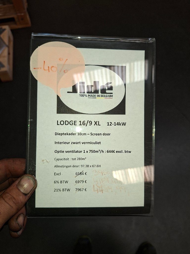Jidé liftdeur-houthaard lodge 19/xl, Ophalen, Zo goed als nieuw