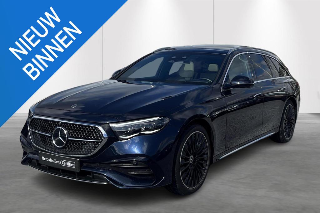 Mercedes-Benz E-klasse Estate E 300 e AMG Line, Auto's, Automaat, 4 cilinders, Blauw, Plug-in hybride