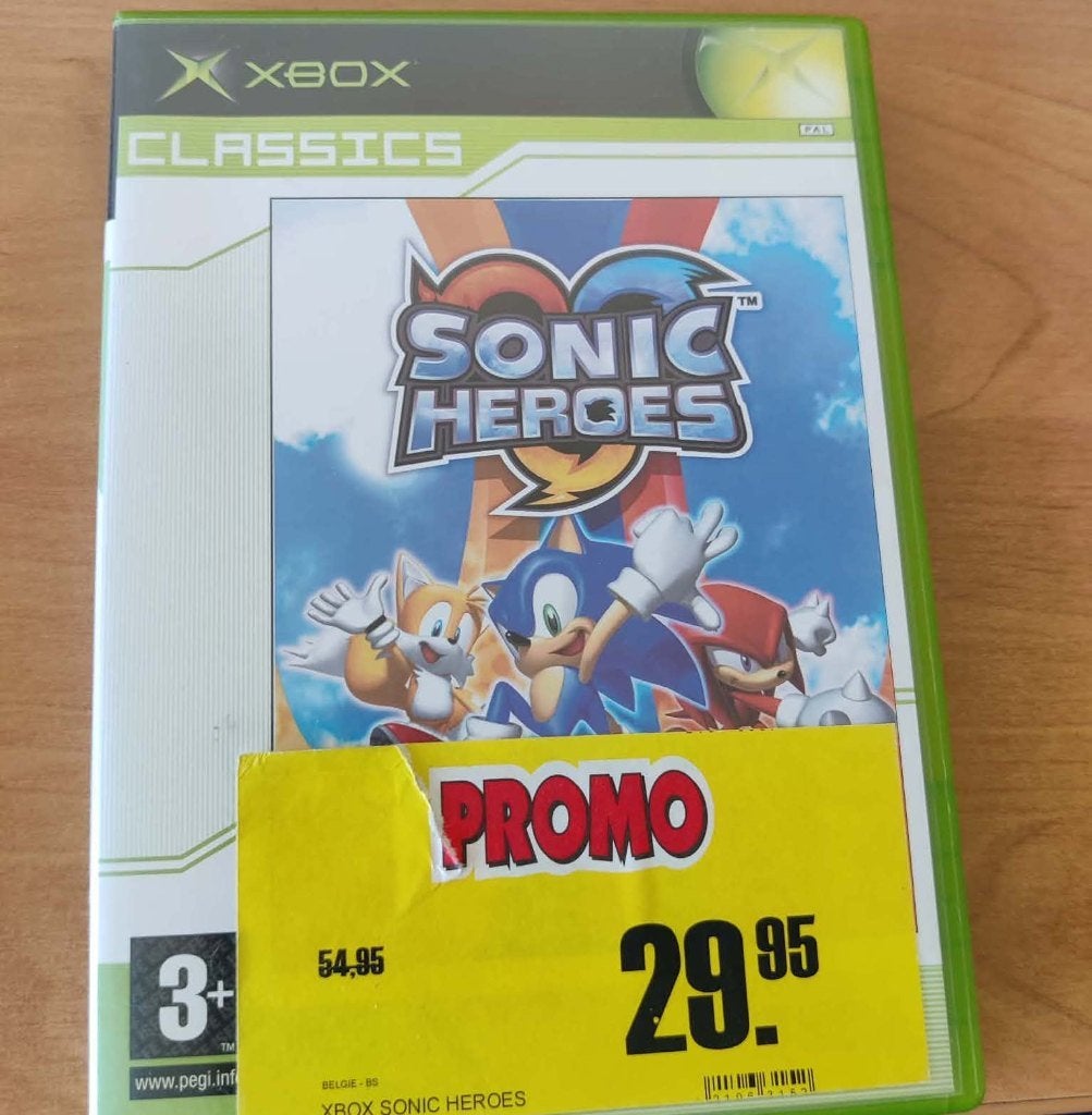 Sonic Heroes – Xbox Original, Games en Spelcomputers, Ophalen of Verzenden, Zo goed als nieuw, Platform