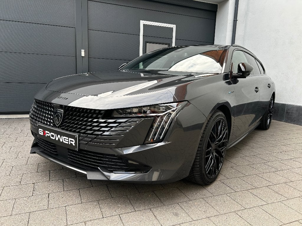 Peugeot 508sw facelift Plug-In Hybride met garantie, 4 cilinders, Zwart, Leder, 5 deurs