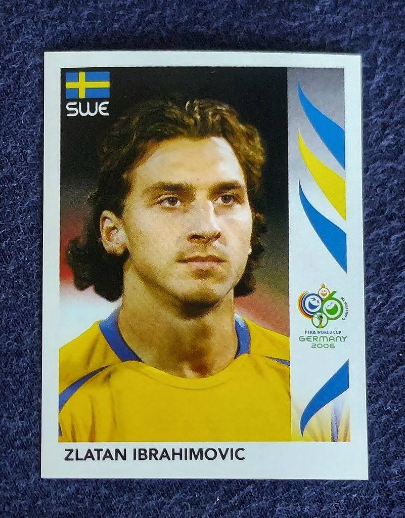 Panini sticker card voetbal ' WK 2006 - Zl. Ibrahimovic ', Enlèvement ou Envoi, Neuf, Autocollant