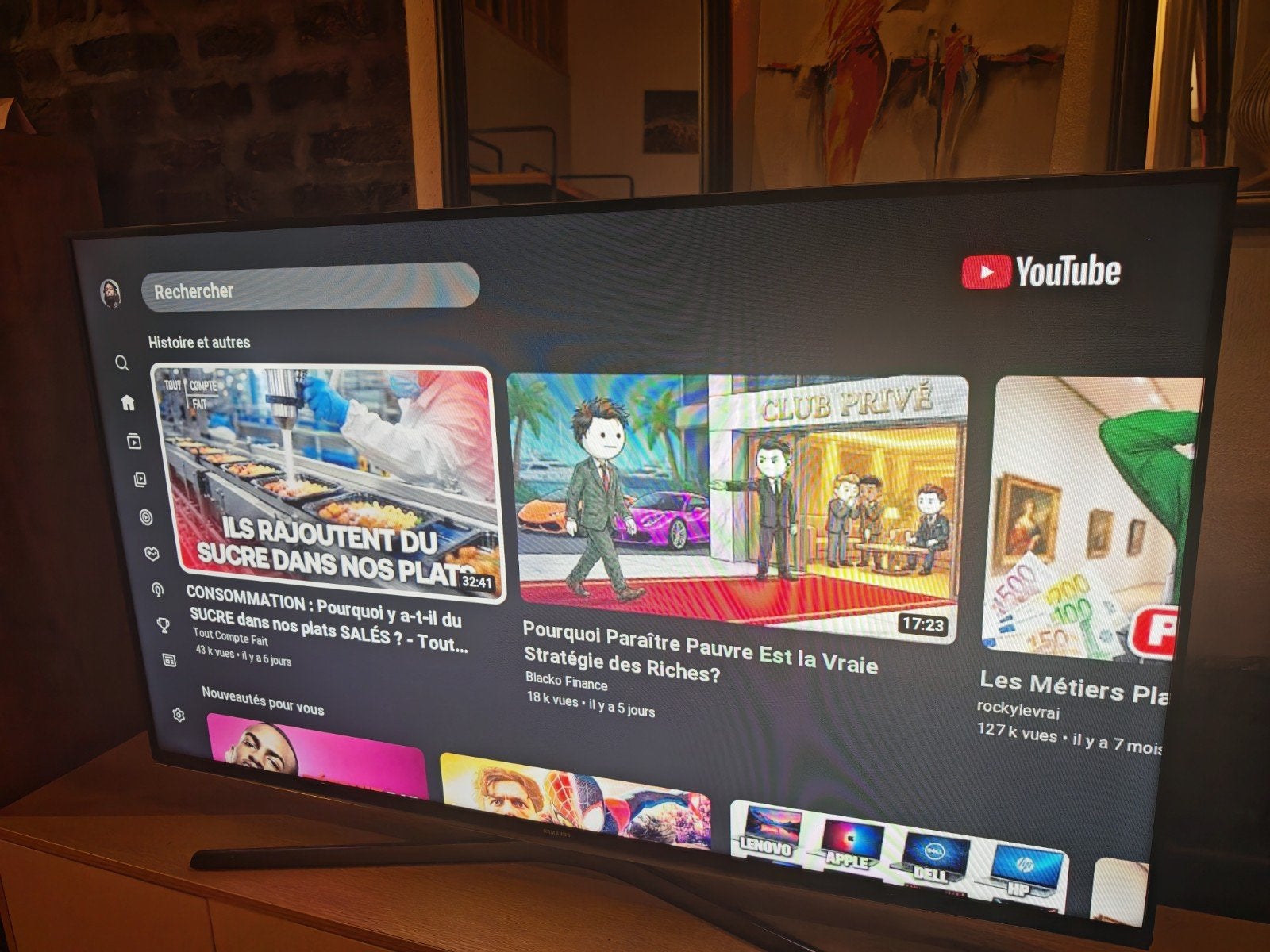 Smart TV Samsung 50 pouces (125 cm) Full HD - TBE, TV, Hi-fi & Vidéo, Télévisions, LCD, Enlèvement, Utilisé, Samsung
