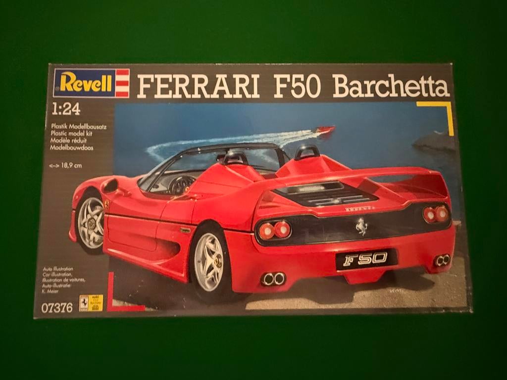Ferrari F50 Barchetta Revell 1/24, Hobby en Vrije tijd, Ophalen, Zo goed als nieuw, Auto, Revell