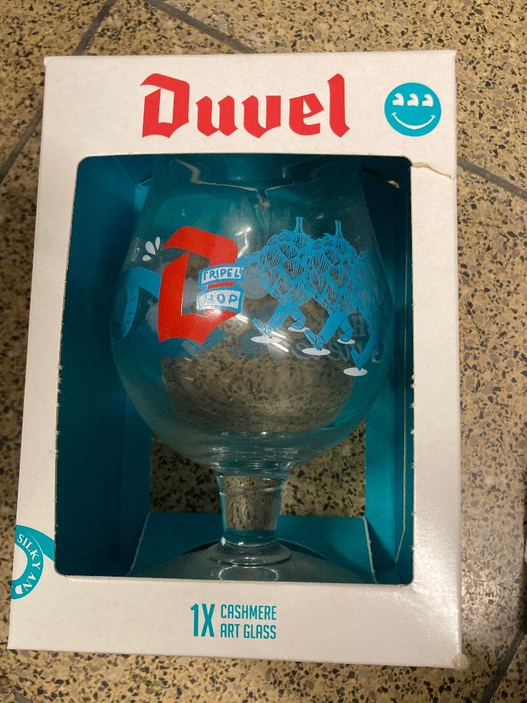 Duvel cashmere art glass, Enlèvement ou Envoi, Neuf, Verre ou Verres, Duvel