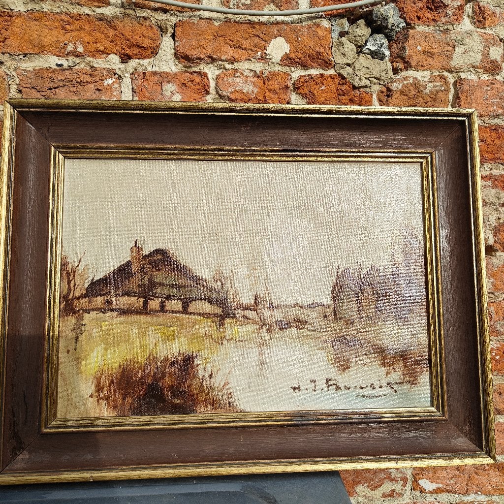 Klassiek schilderij van Henri Joseph Pauwels, Antiek en Kunst, Kunst | Schilderijen | Klassiek, Ophalen, Klassiek, Gesigneerd