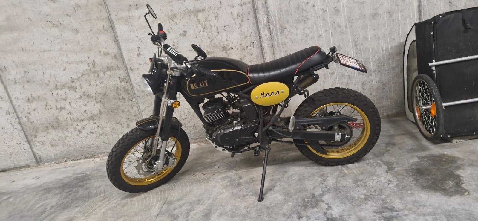 Bullit Bluroc Hero 125, 125 cm³, Comme neuf, Enlèvement