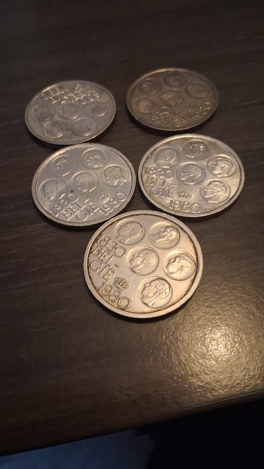 500 francs  5 koningen ( verzilverd), Postzegels en Munten, Munten | België, Ophalen of Verzenden, Verzilverd