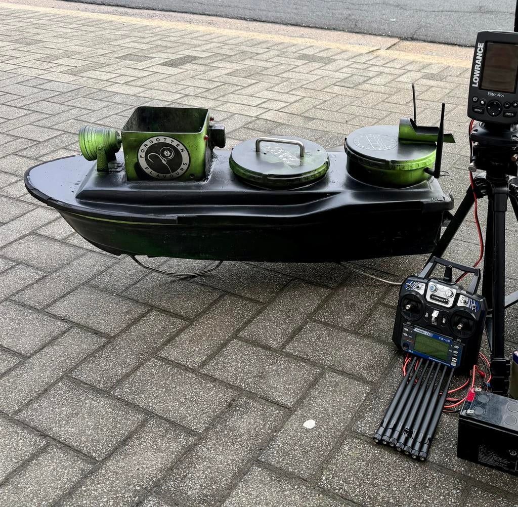 Broecks voerboot de grote stompe, Ophalen, Zo goed als nieuw, Complete set