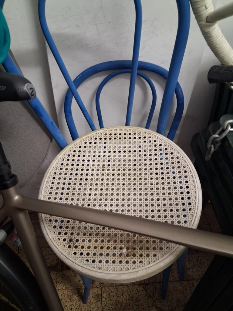 2 metale tuinstoelen, Ophalen, Metaal
