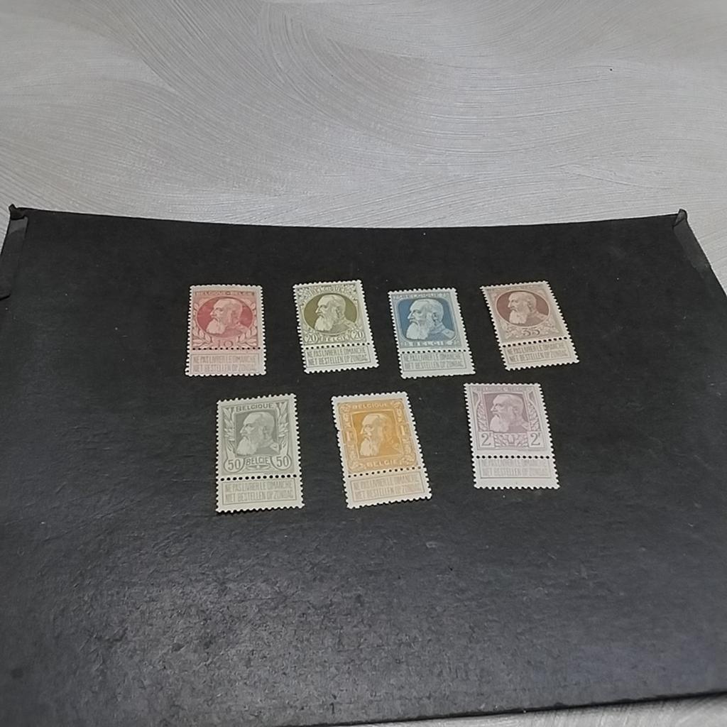 BELGIE 74/80 scharnier met cote 510,00 €, Ophalen of Verzenden