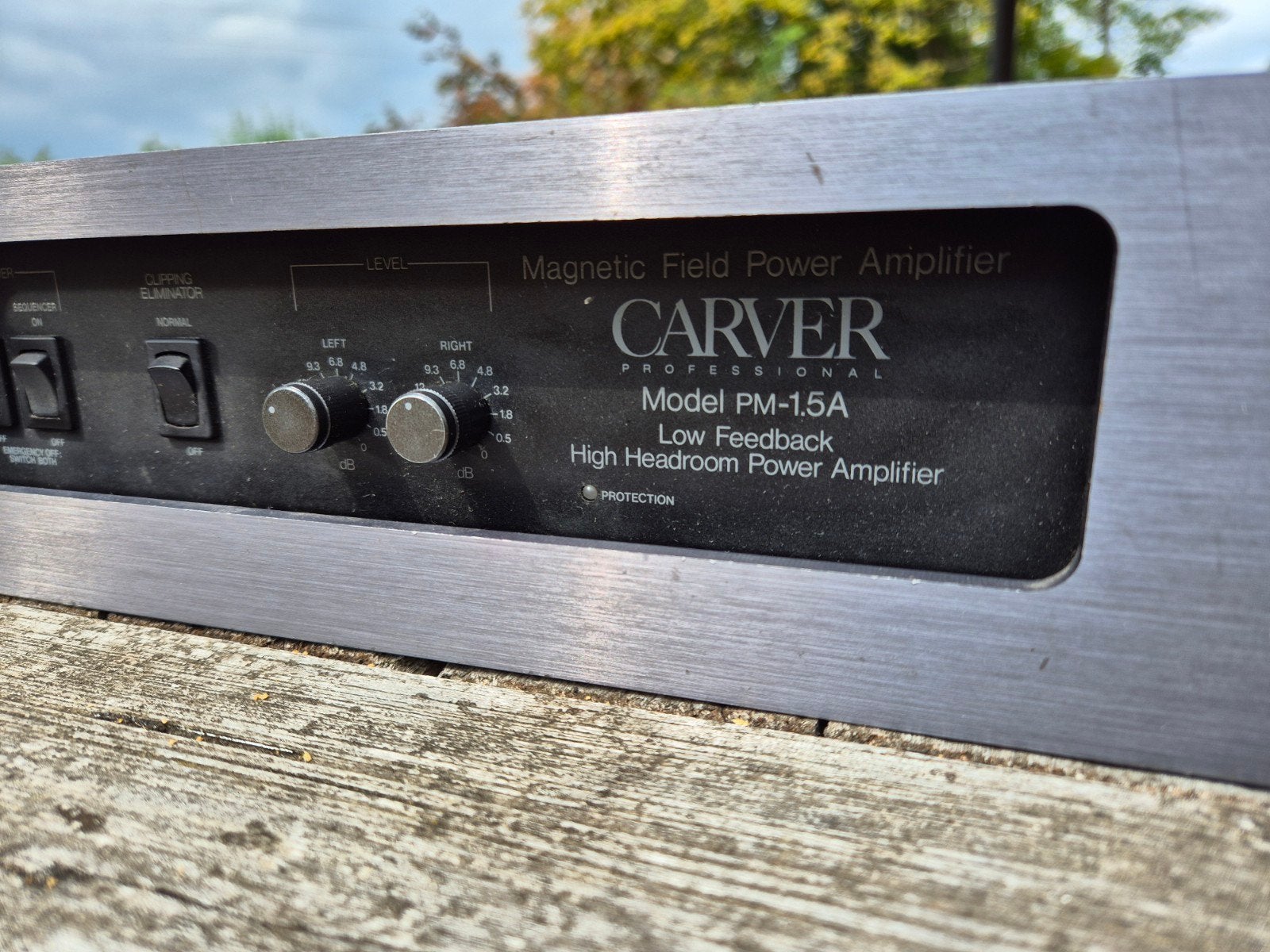 Ampli de puissance Magnetic Field Carver PM 1.5, Enlèvement
