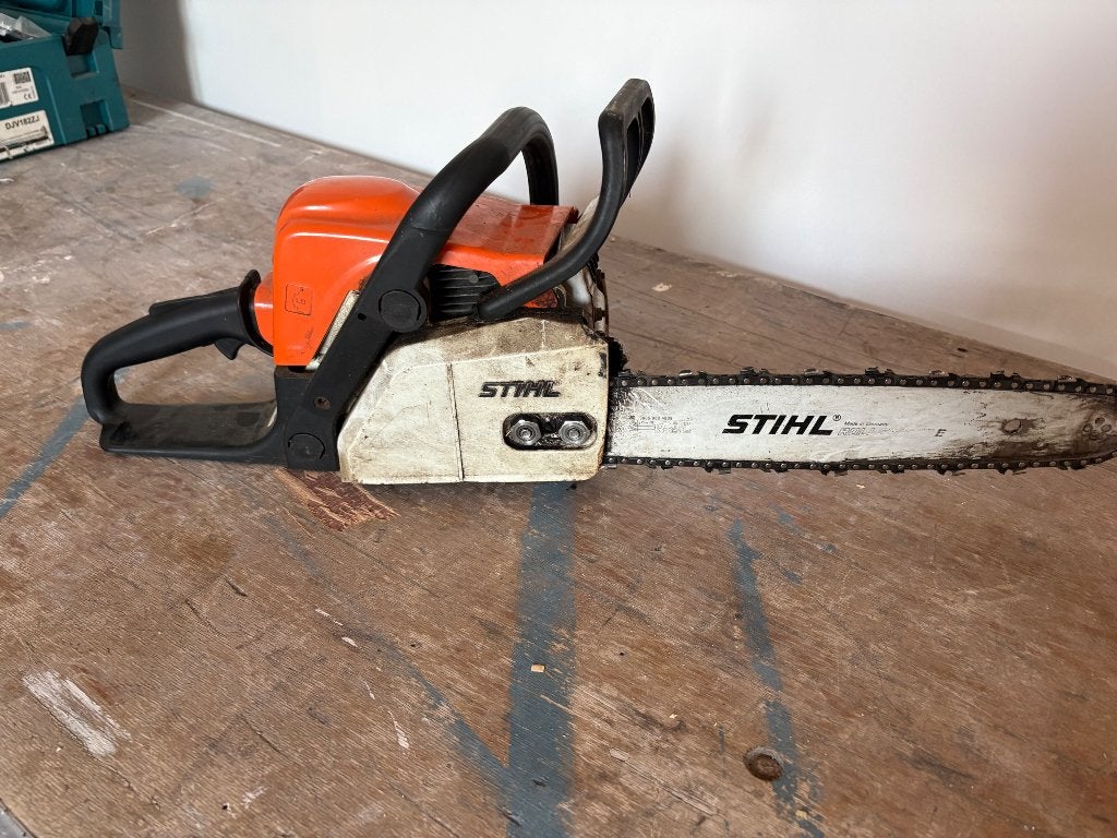 Stihl ms 185, Ophalen, Gebruikt