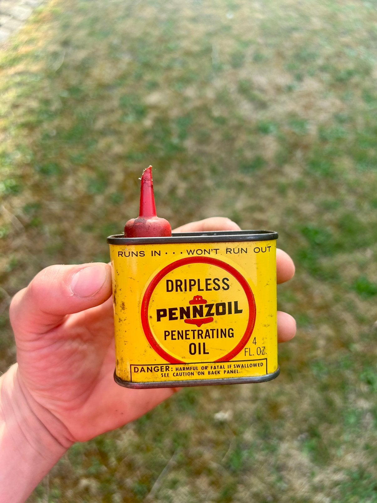 Burette d’huile olieblik olie blik bidon Pennzoil oil usa, Enlèvement ou Envoi, Comme neuf