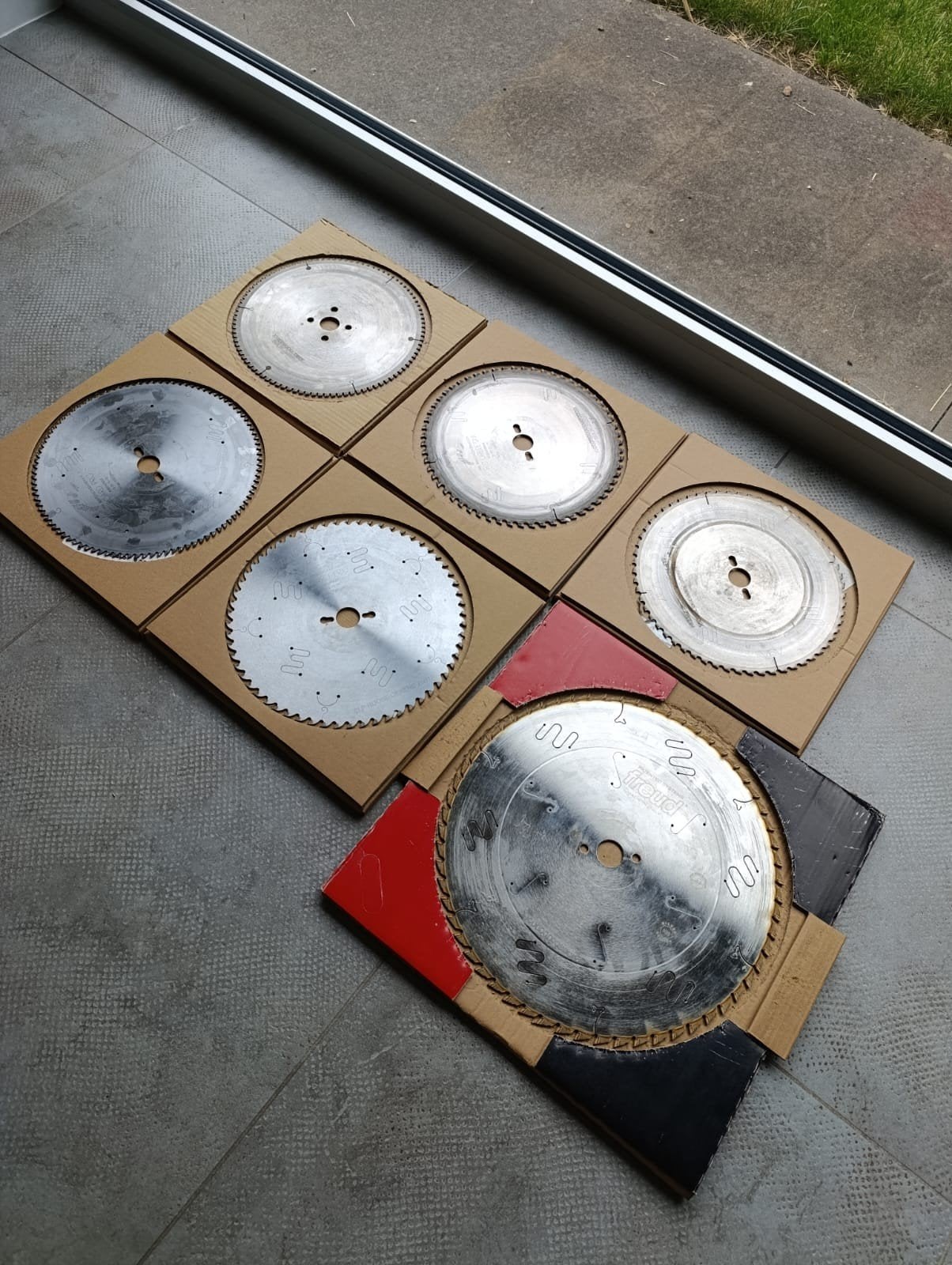 Set van 6 geslepen professionele zaagbladen, Doe-het-zelf en Bouw, Ophalen