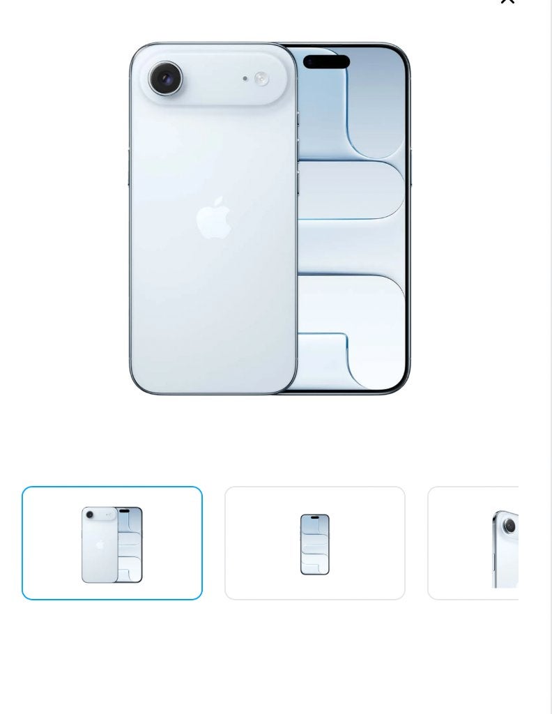 Iphone 17 air, 256 GB, Autres modèles, Comme neuf, Enlèvement