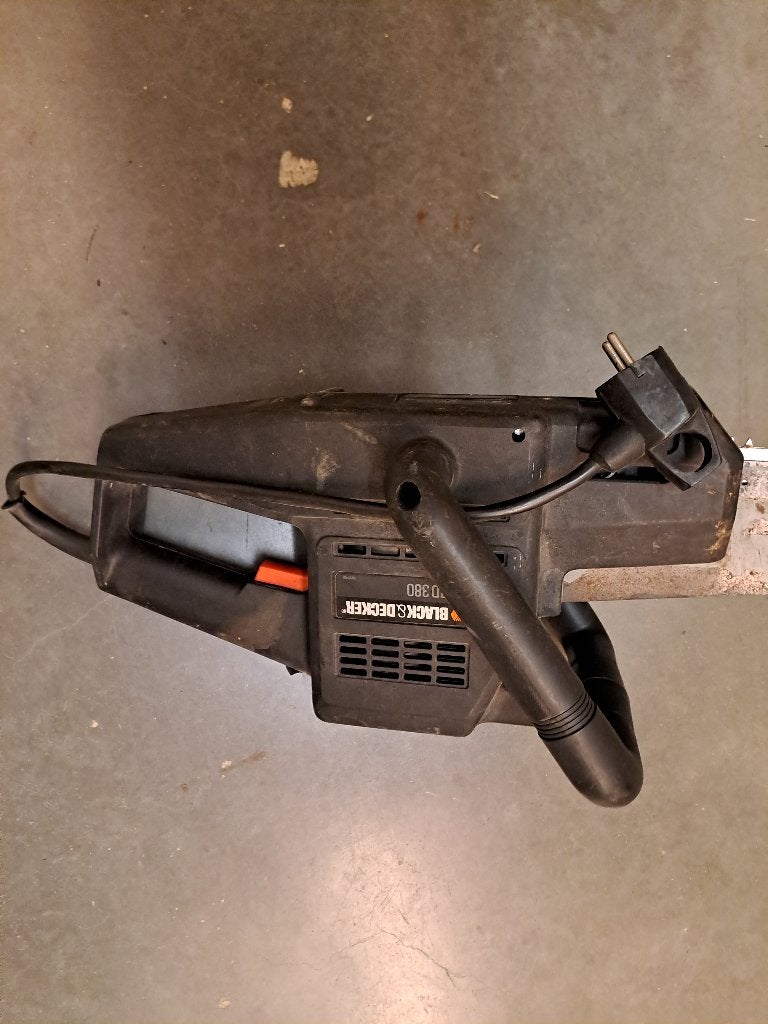 Elektrische houtzaag, Hobby & Loisirs créatifs, Bricolage, Enlèvement, Utilisé, Métal, Noir