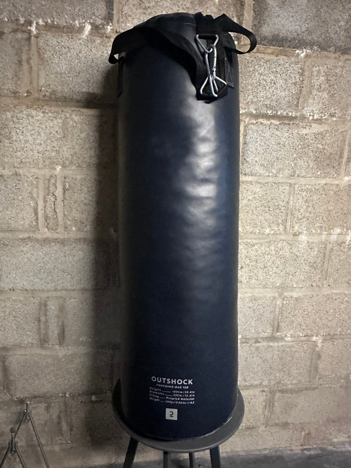 Sac de boxe Outshock 20 kg — 100 cm, Enlèvement, Comme neuf, Sac de boxe