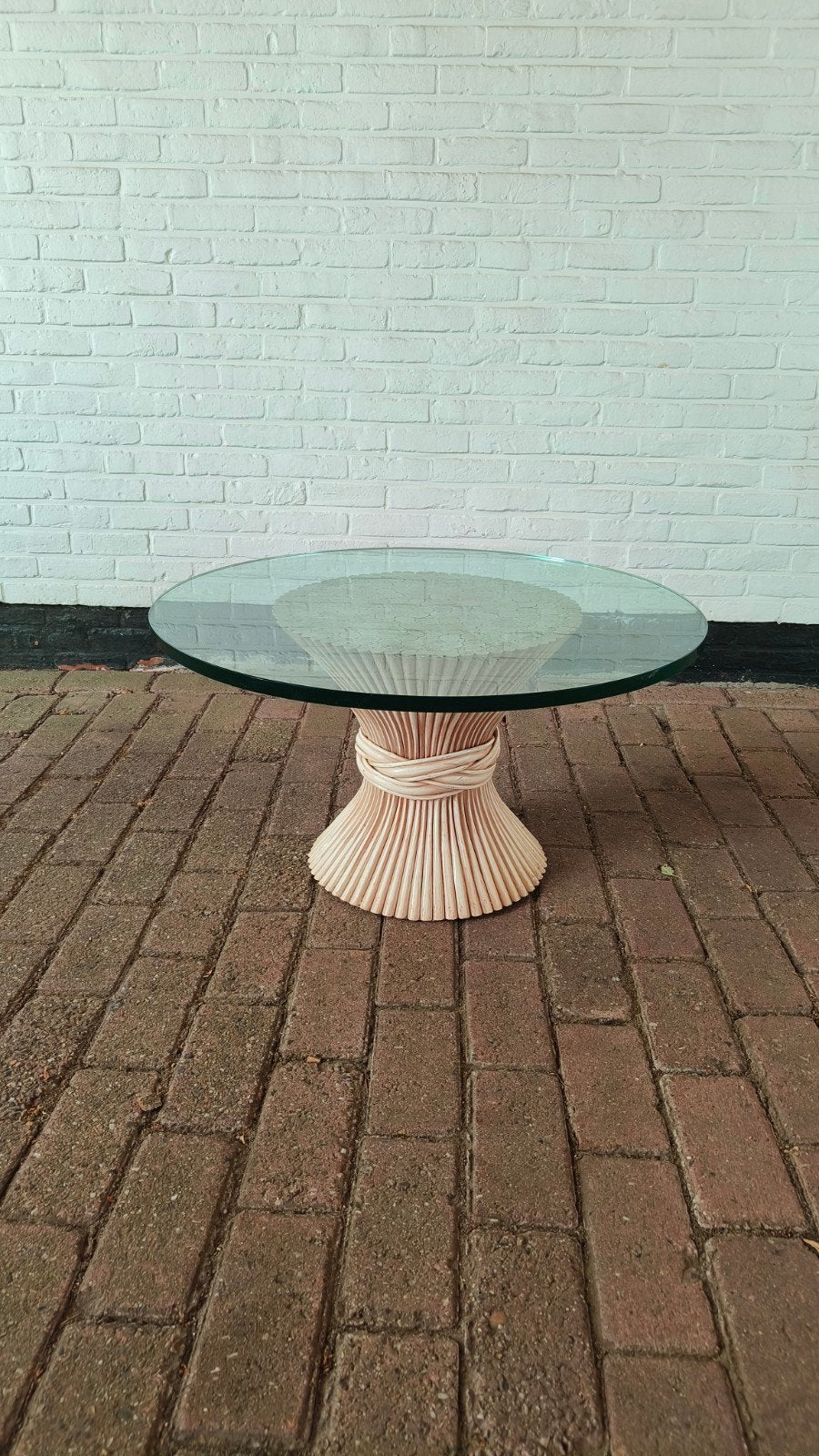 vintage McGuire salontafel, Huis en Inrichting, Tafels | Salontafels, Ophalen