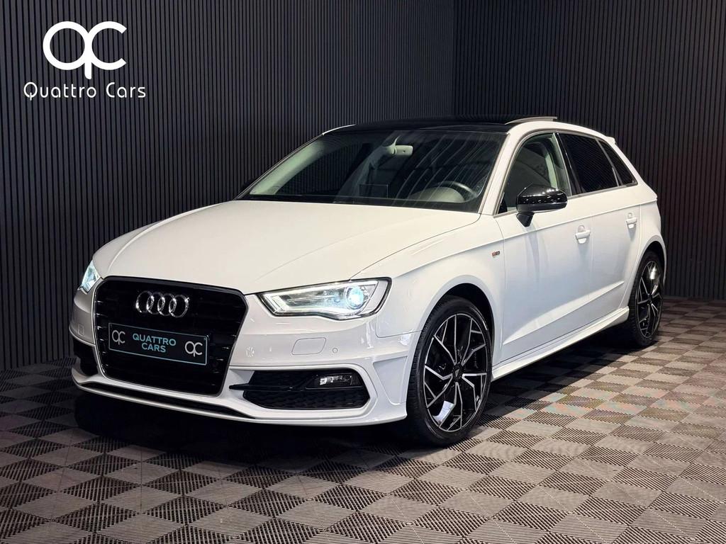 Audi A3 Sportback 1.2 TFSI - S-Line - Toit ouvrant - Cuir -, 4 cilinders, Wit, Leder, Bedrijf
