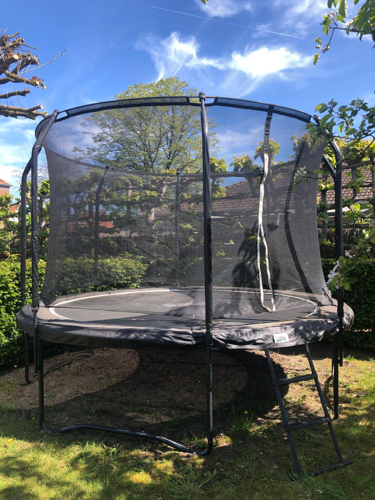 Salta Premium Black Edition trampoline 366 cm, Ophalen, Gebruikt