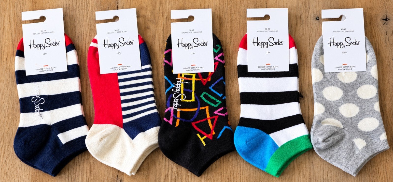 Happy Socks LOW – 5 paar voor €15!, Vêtements | Femmes, Neuf, Chaussettes et Chaussettes genoux, Autres couleurs, Happy Socks