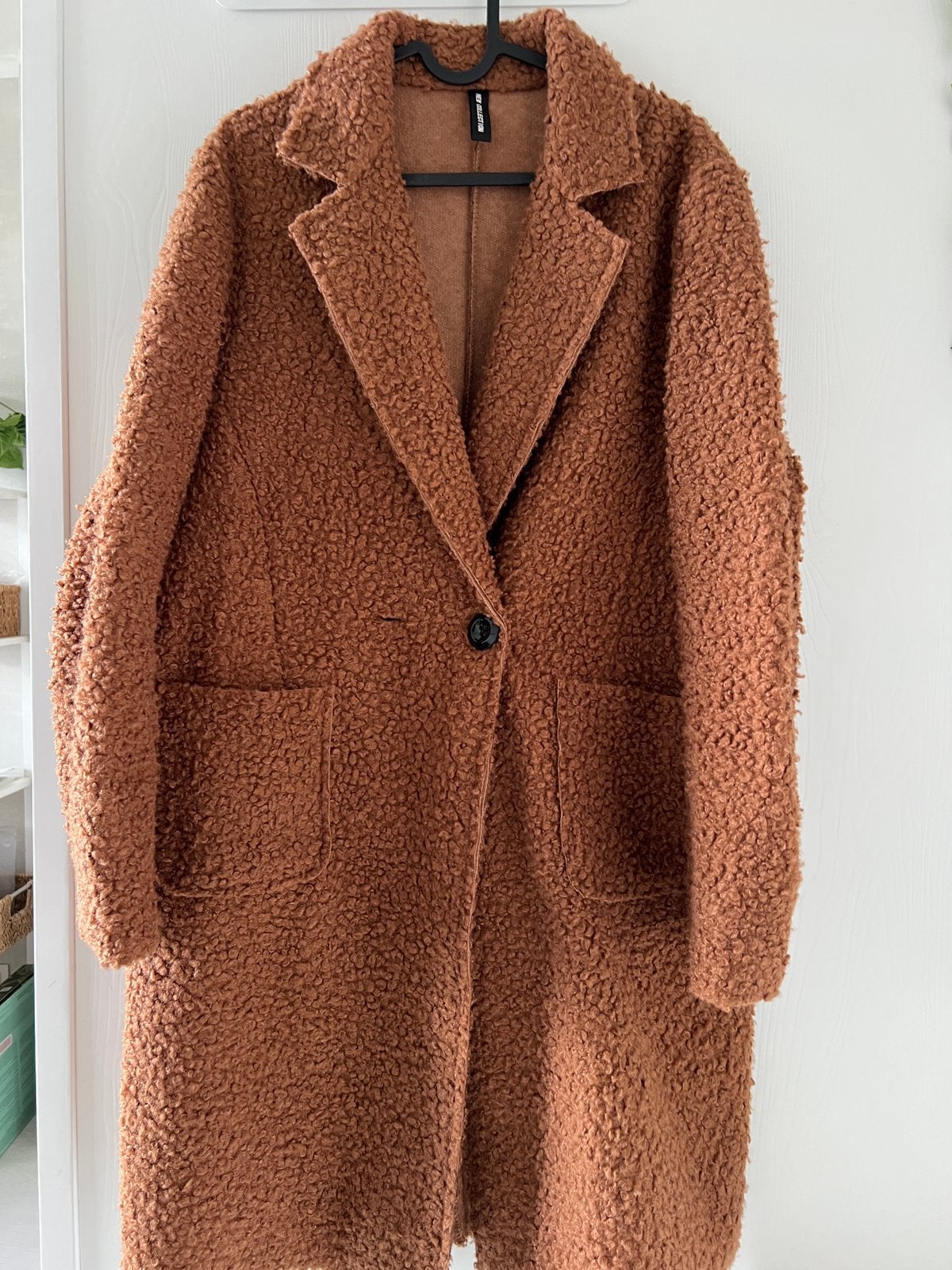 Dames teddy jas (als nieuw) onesize, Ophalen, Zo goed als nieuw