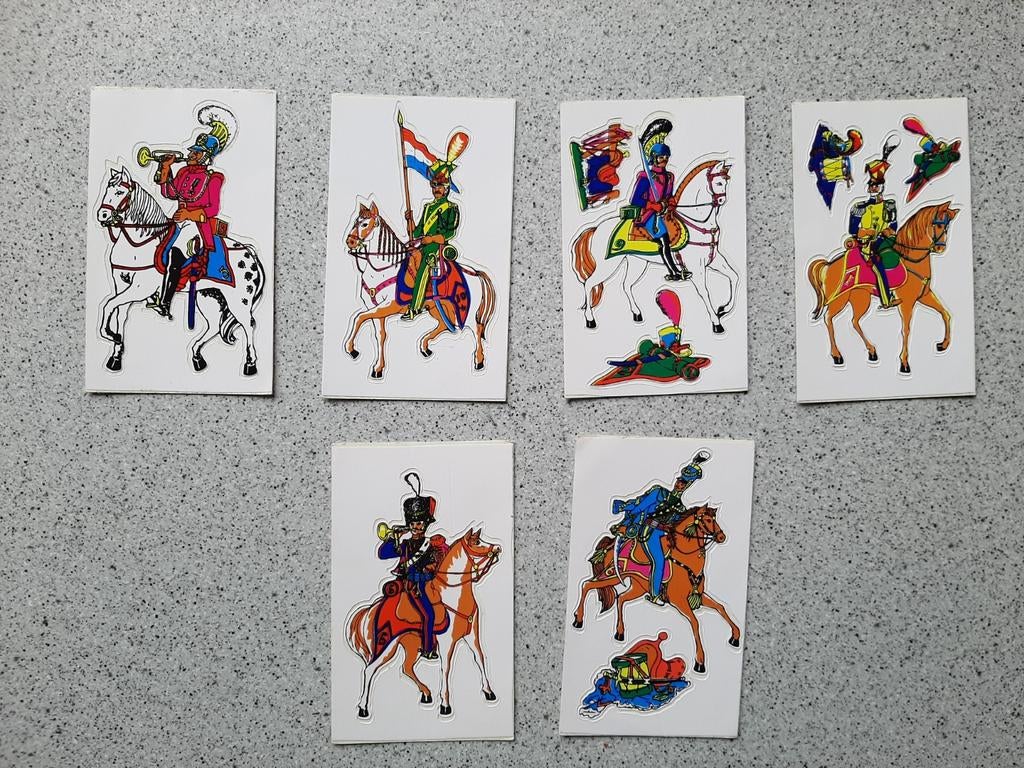 Autocollants vintage pour cavaliers et cavaliers des années, Enlèvement ou Envoi